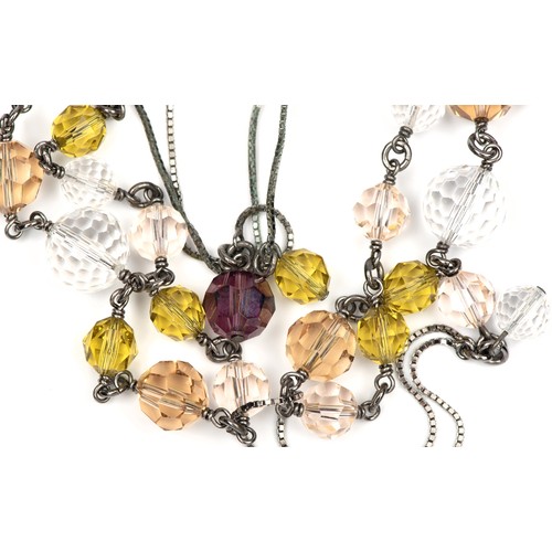 41 - A SWAROVSKI BEAD NECKLACE