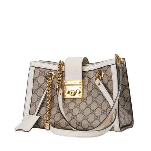 54 - A GUCCI PADLOCK GG SMALL SHOULDER BAG