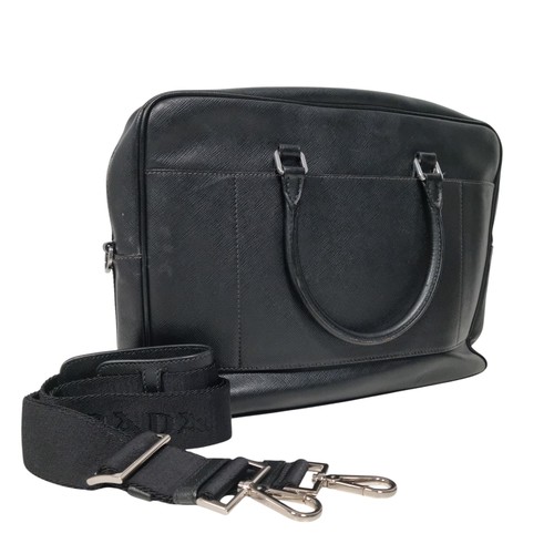 28 - A PRADA SAFFIANO LAPTOP BAG