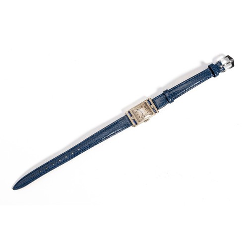 690 - A LADY'S NATURAL DIAMOND WRISTWATCH, ROLEX