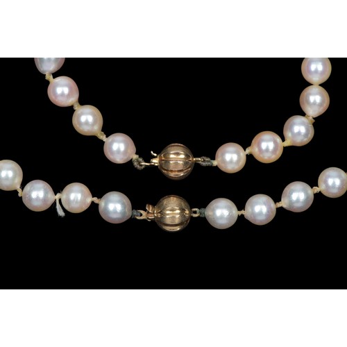 653 - A SUITE OF FRESHWATER CULTURED PEARL JEWELLERY