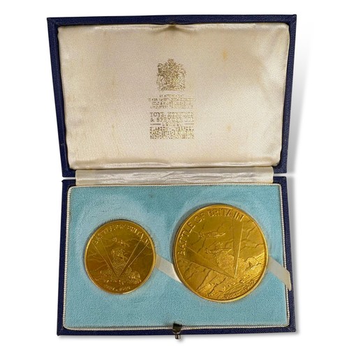 THE BATTLE OF BRITAIN COMMEMORATIVE MEDAL SET
