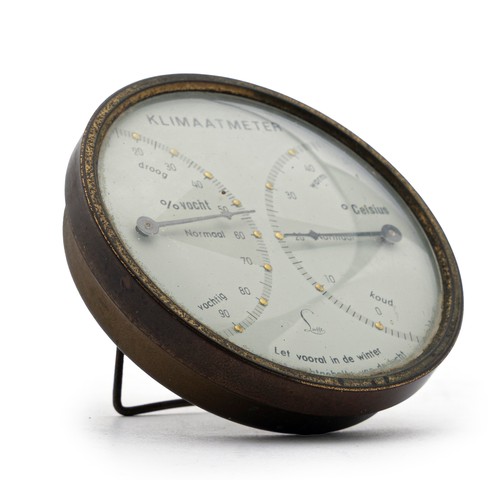 22 - A BRONZE HYDROMETER, HOLLAND