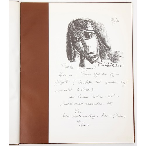 33 - TWEE ZOENEN OP EEN GEZICHT (SIGNED BY THE ARTIST) by Frans Claerhout