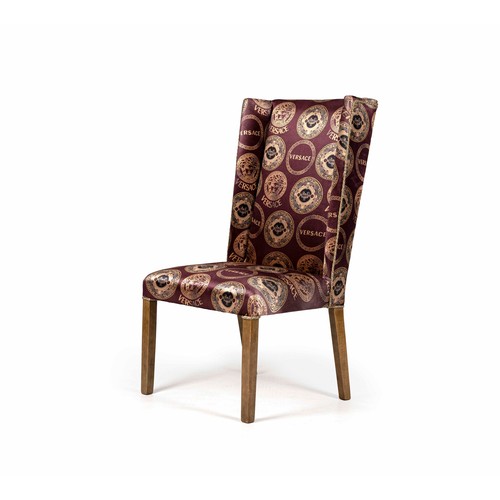 1247 - AN UPHOLSTERED SIDE CHAIR