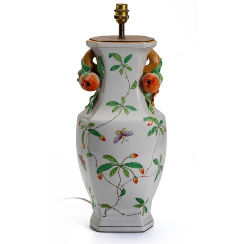 1797 - A CHINESE YOU XIAN JU JIANZHI 'PEACH' LAMP