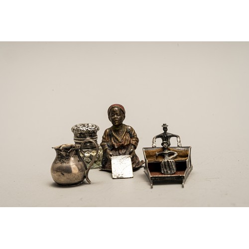 A COLLECTION OF SILVER MINIATURES, VARIOUS MAKERS AND DATES