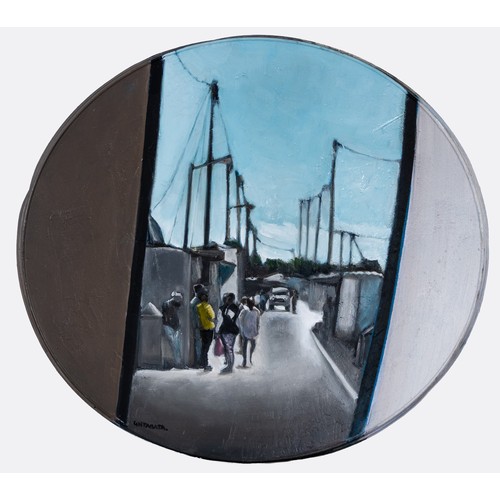 Gerald Tabata (South African 1975-) STREET SCENE II