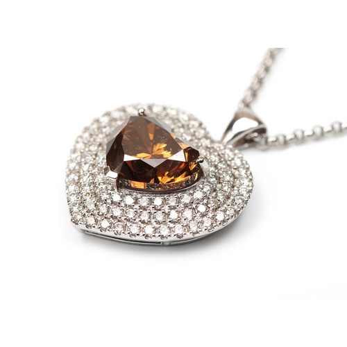 716 - A CERTIFIED GIA NATURAL DIAMOND PENDANT, 9.35 CARATS IN TOTAL