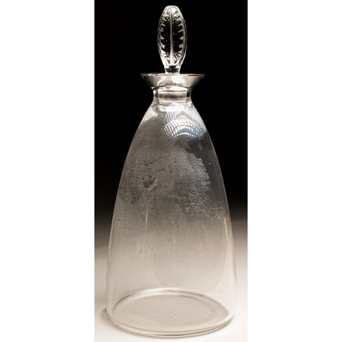 507 - A LALIQUE GLASS DECANTER