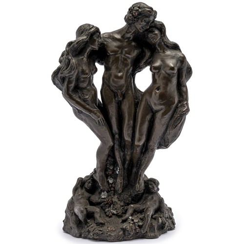 525 - A COLD CAST GIOVANNI SCHOEMAN SCULPTURE