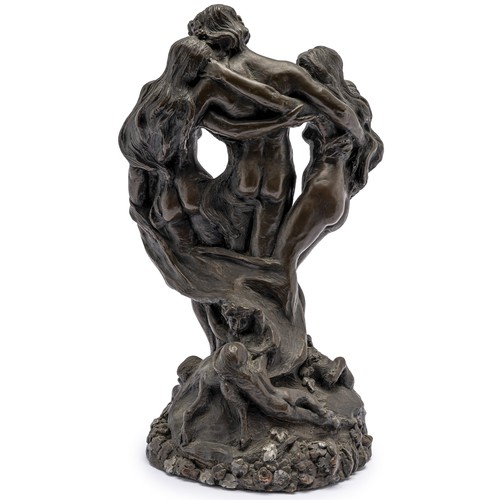 525 - A COLD CAST GIOVANNI SCHOEMAN SCULPTURE