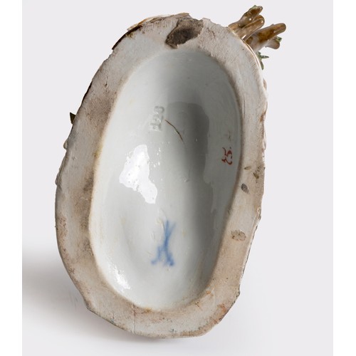 519 - A MEISSEN PORCELAIN FIGURINE EMBLEMATIC OF AIR