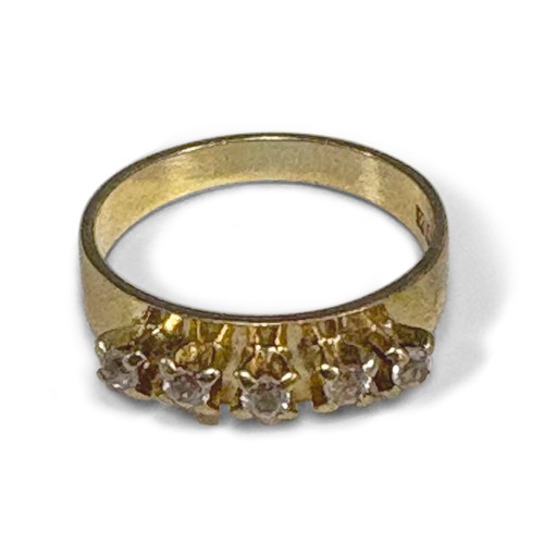 758 - A CUBIC ZIRCONIA ETERNITY RING