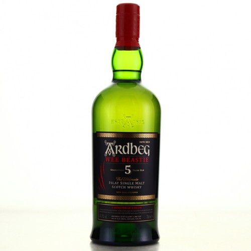 353 - A BOTTLE OF ARDBEG, SINGLE MALT ISLAY WHISKY, 5 YEAR OLD