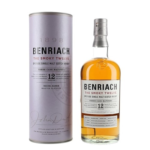 325 - A BOTTLE OF BENRIACH SMOKY SEASON 12 YEAR OLD SPEYSIDE SINGLE MALT SCOTCH WHISKY