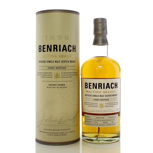 316 - A BOTTLE OF BENRIACH SMOKY SEASON DOUBLE CASK MATURED SPEYSIDE SINGLE MALT SCOTCH WHISKY