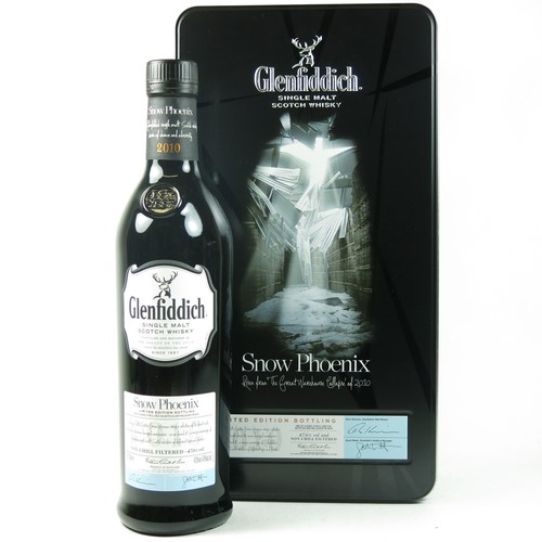 4 - A BOTTLE OF GLENFIDDICH SNOW PHOENIX 2010 LIMITED EDITION SCOTCH WHISKY