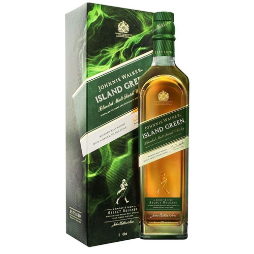 168 - A BOTTLE OF JOHNNIE WALKER ISLAND GREEN BLENDED MALT SCOTCH WHISKY