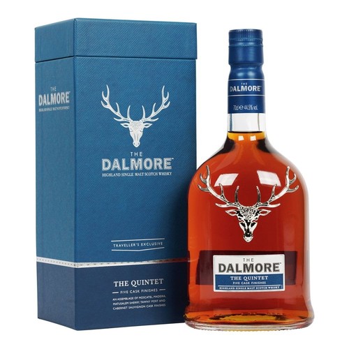 51 - A BOTTLE OF DALMORE TRAVELLERS EXCLUSIVE THE QUINTET HIGHLAND SINGLE MALT SCOTCH WHISKY