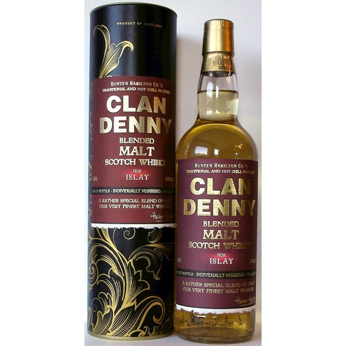 372 - A BOTTLE OF CLAN DENNY, ISLAY BLENDED MALT SCOTCH WHISKY