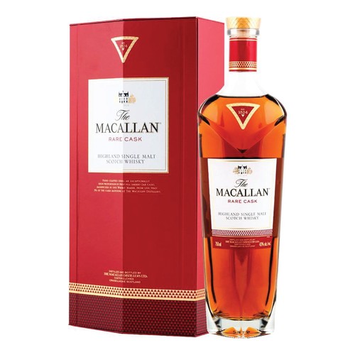 37 - A BOTTLE OF MACALLAN RARE CASK HIGHLAND SINGLE MALT SCOTCH WHISKY