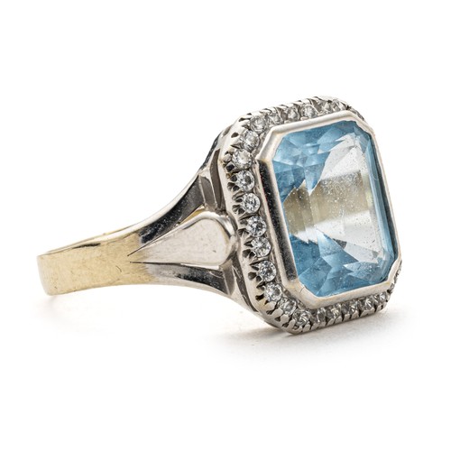 696 - A SUITE OF TOPAZ AND SWAROVSKI STYLE JEWELLERY