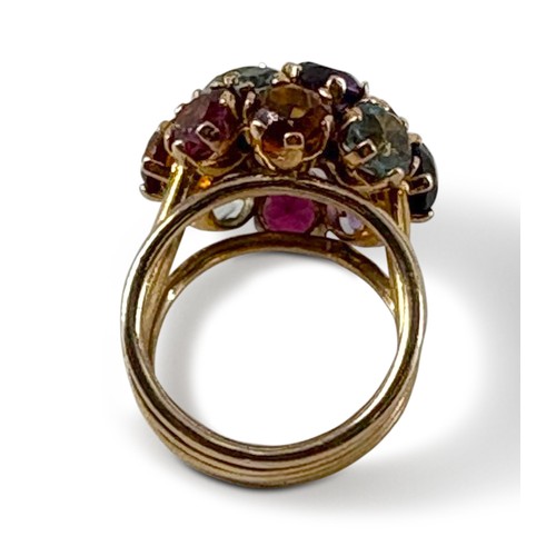 722 - A GEMSTONE DRESS RING, 18.10 CARATS