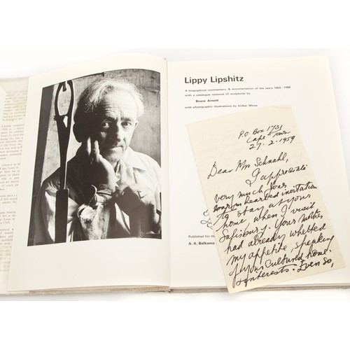 58 - LIPPY LIPSHITZ: A BIOGRAPHICAL COMMENTARY AND DOCUMENTATION OF THE YEARS 1903 - 1968 (INCLUDES A HAN... 