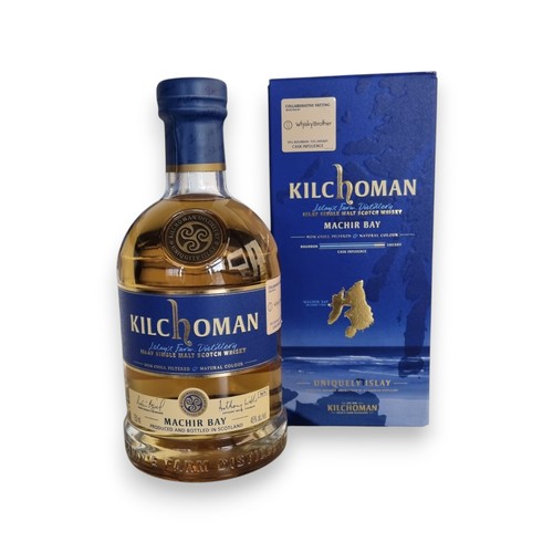 166 - A BOTTLE OF KILCHOMAN, MACHIR BAY, ISLAY SINGLE MALT SCOTCH WHISKY
