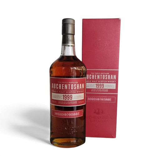 185 - A BOTTLE OF AUCHENTOSHAN SINGLE MALT SCOTCH WHISKY, 1999
