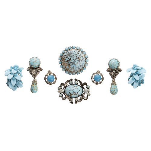A MISCELLANEOUS COLLECTION OF TURQUOISE JEWELLERY, MILAN, 1960