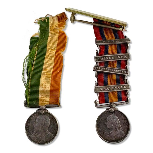 161 - A QUEENS SOUTH AFRICAN-KINGS MINIATURE MEDAL SET