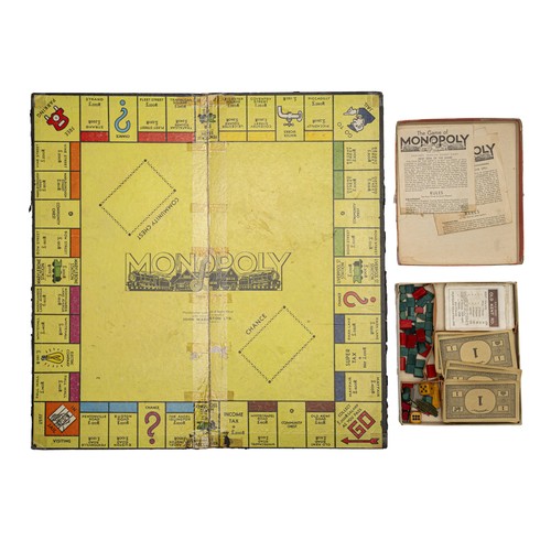 130 - A MONOPOLY PROPERTY TRADING GAME, CIRCA 1950