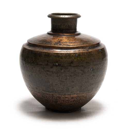 222 - A LARGE INDIAN COPPER WATER POT