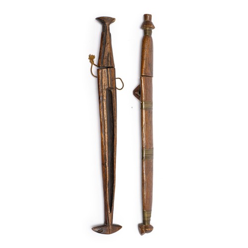 199 - A PAIR OF NORTH AFRICAN DAGGERS