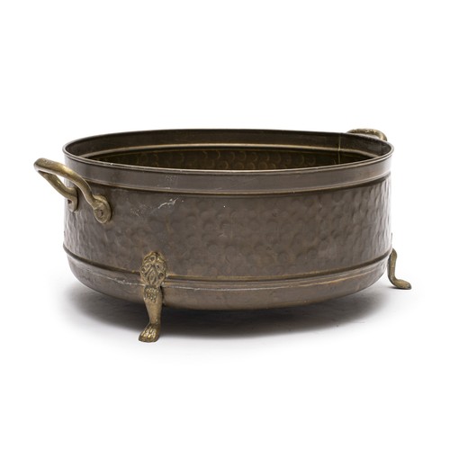 27 - A BRASS PLANTER