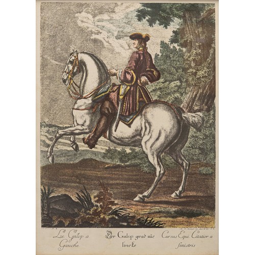9 - TWO LITHOGRAPHS OF RIDERS