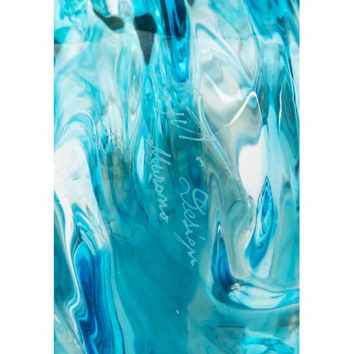 101 - A LARGE MURANO GLASS DOLPHIN SCULPTURE