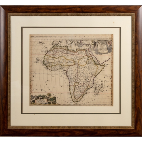 39 - A MAP OF AFRICA, 19TH CENTURY