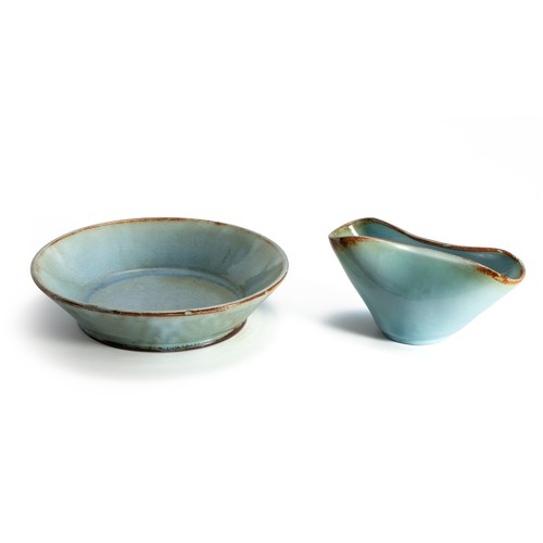 124 - TWO LINN WARE BOWLS
