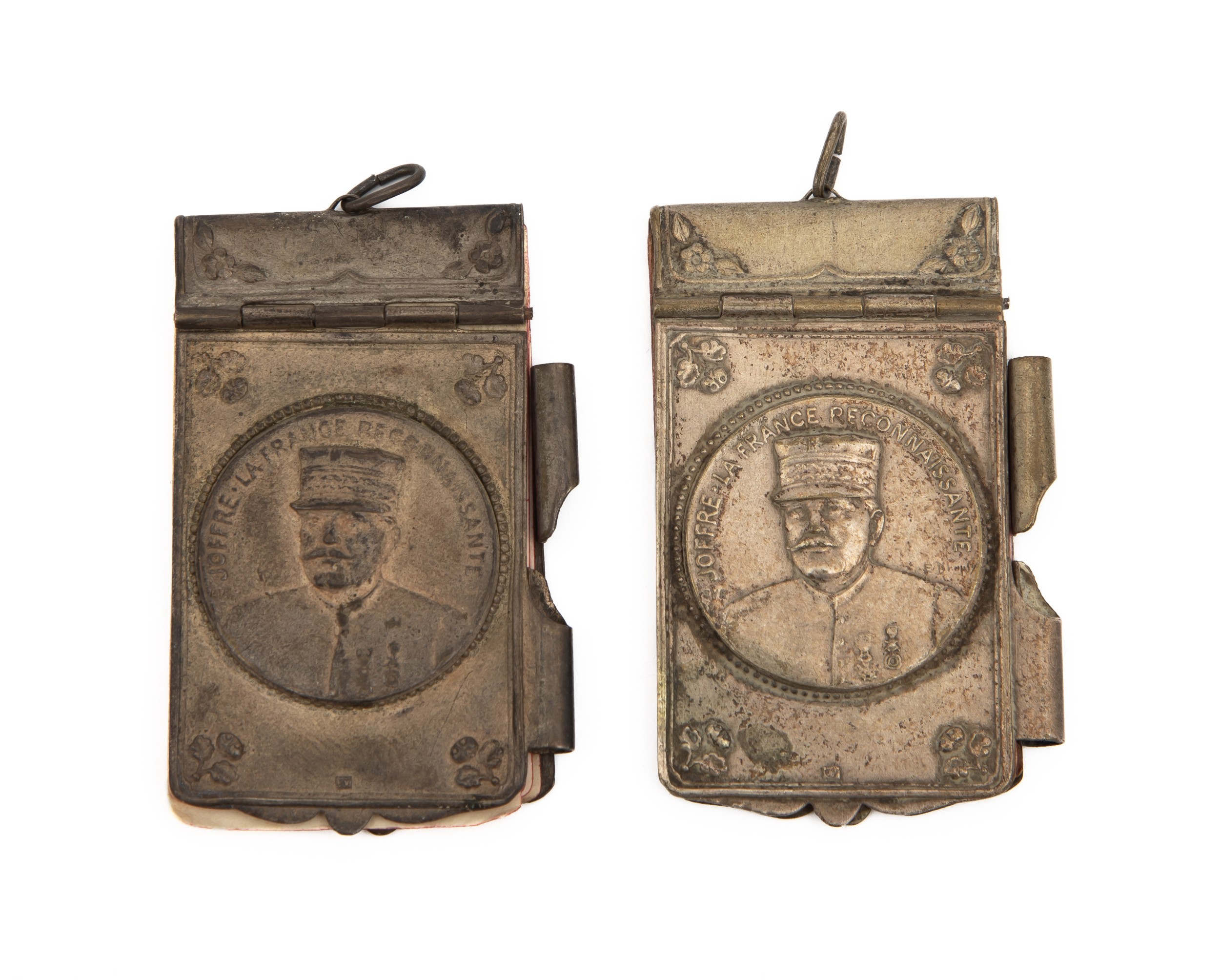 A PAIR OF WORLD WAR I NOTE PADS, FRENCH, CIRCA 1917