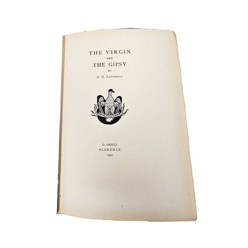 6 - THE VIRGIN AND THE GIPSY (LIMITED EDITION) By D.H. Lawrence