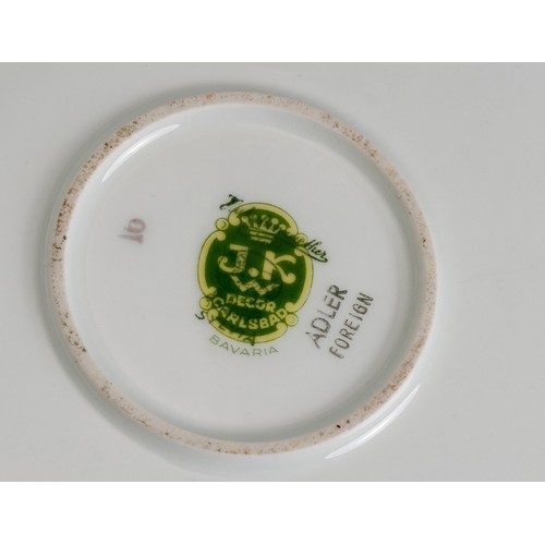242 - A JKW DECOR CARLSBAD PORCELAIN PASTRY PLATTER
