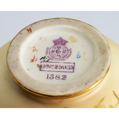 233 - A ROYAL WORCESTER JUG AND EWER