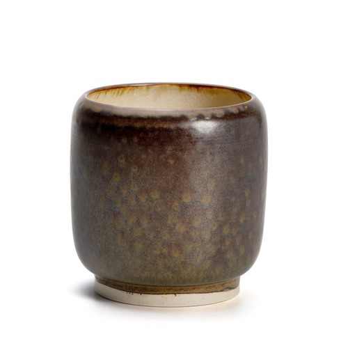 240 - A CARTER, STABLER AND ADAMS STONEWARE VASE, CIRCA 1921