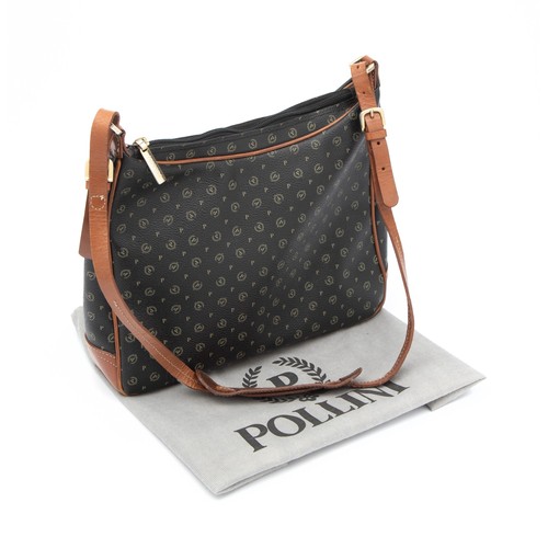A POLLINI LEATHER HANDBAG