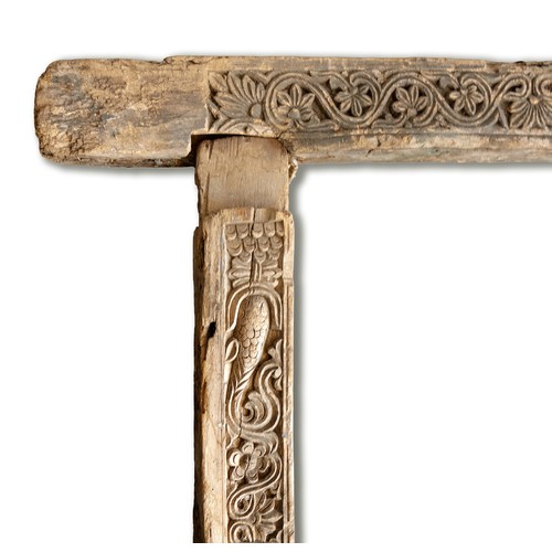 445 - A ZANZIBAR DOOR FRAME, 19TH CENTURY