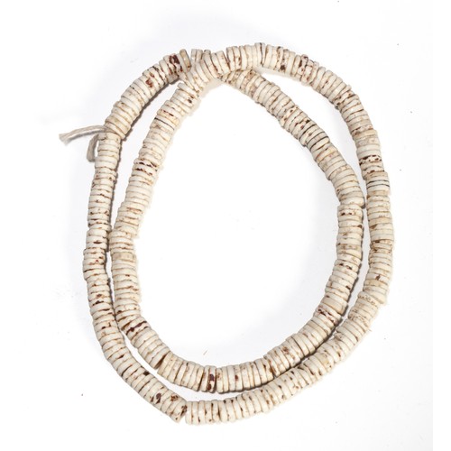 556 - Property of a CollectorAN OSTRICH EGG SHELL BEAD NECKLACE, SAN PEOPLE