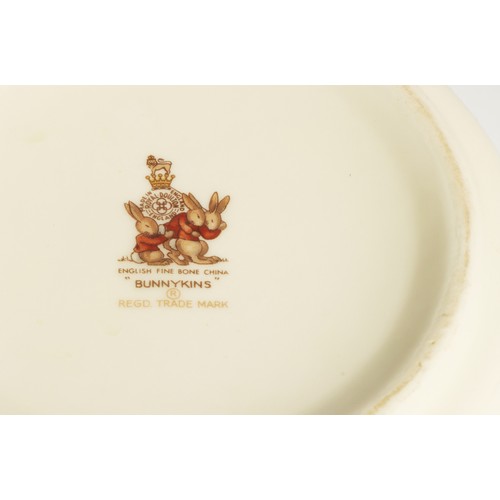 219 - A BUNNYKINS BOWL AND EGG CUPS